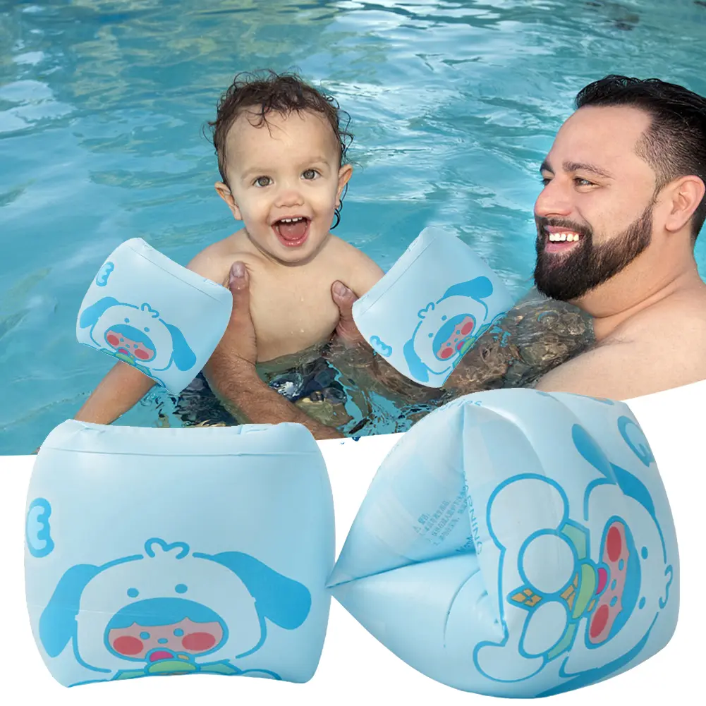 Cute Pool Floats Arm Bands Inflatable Swim Floater Sleeves Safe Swim Floating Rings for Kids Toddlers and Adults