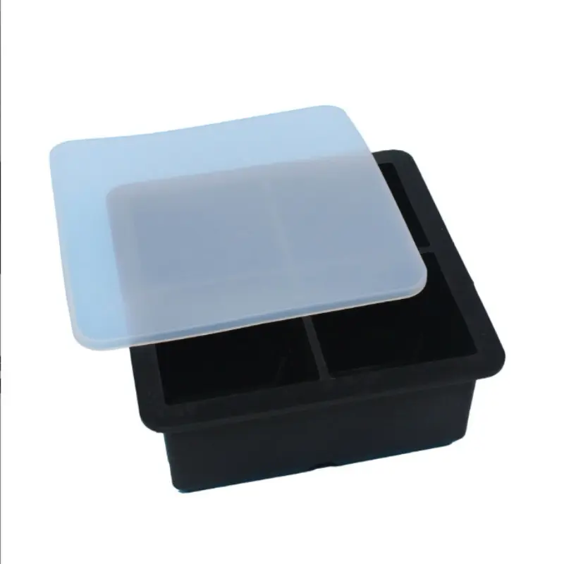160grid 1cm Food Grade Small Square Silicone Ice Tray Broken Ice Making Box Mold Large Capacity Summer Ice Cube Mold Easy Clean