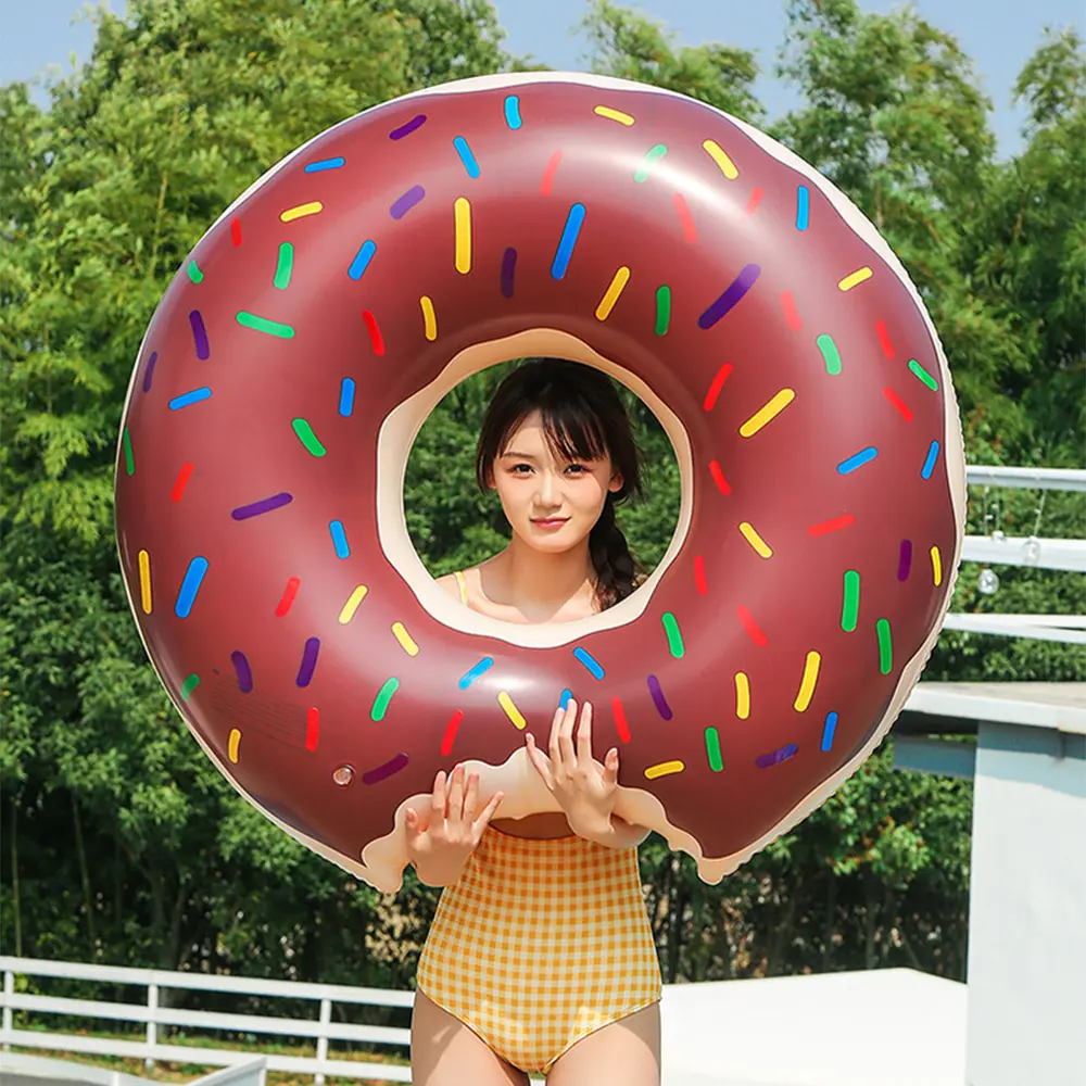 ROOXIN Thickened Swim Ring Tube Inflatable Swimming Ring For Child Kid Adult Swimming Circle Pool Float Water Park Tube