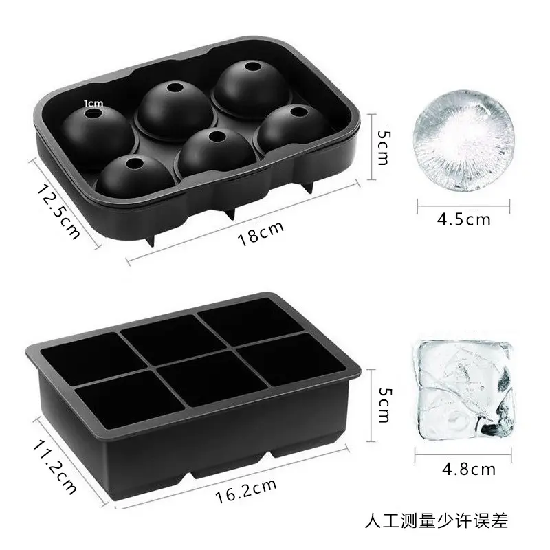 160grid 1cm Food Grade Small Square Silicone Ice Tray Broken Ice Making Box Mold Large Capacity Summer Ice Cube Mold Easy Clean