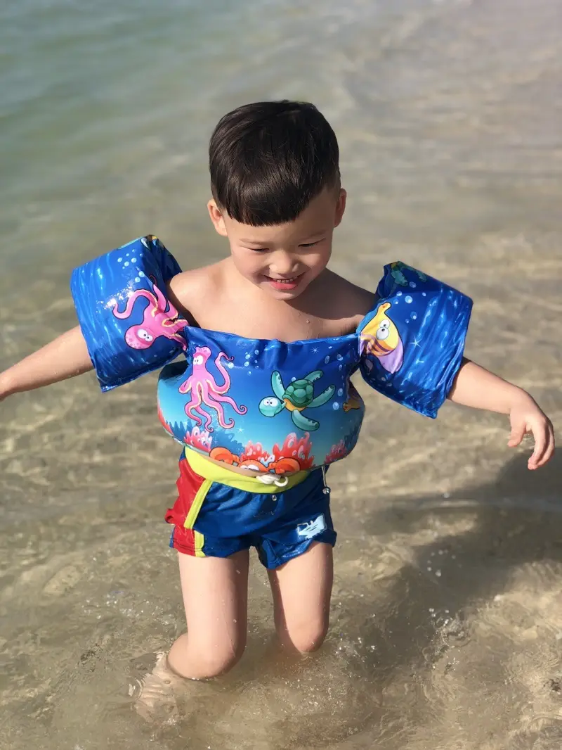 Rooxin Kids Pool Floats Baby Swimming Vest Foam Armbands Buoy for Infants Better than Inflatable Rings for Learning to Swim