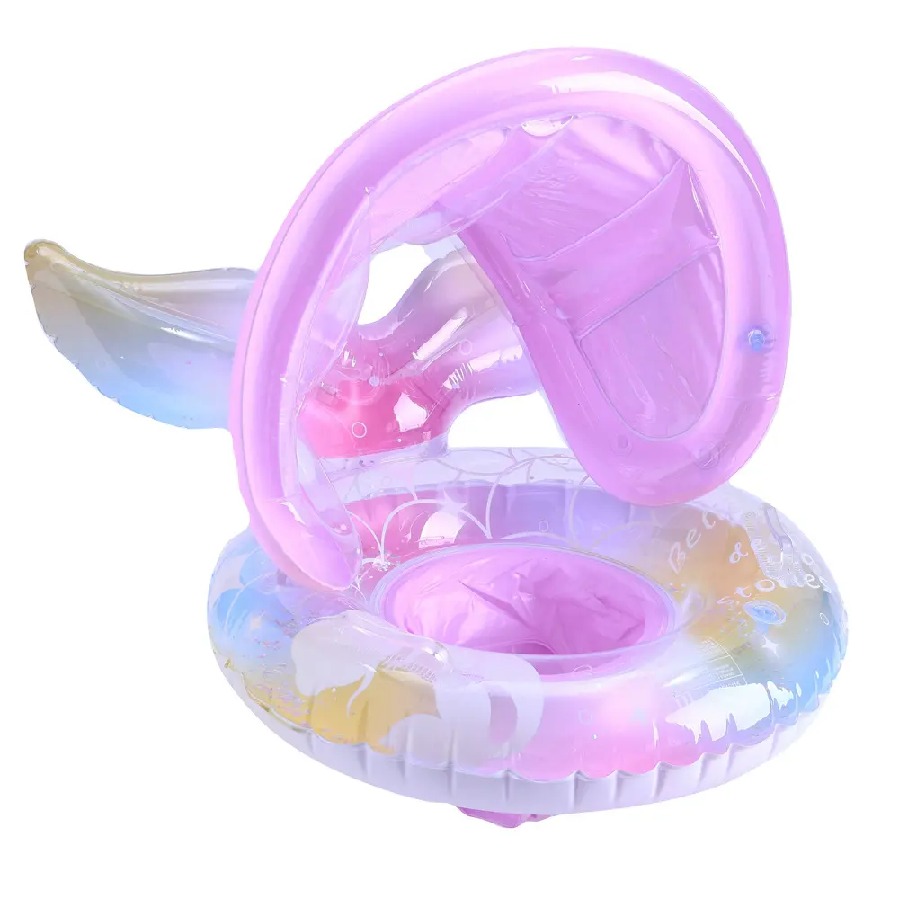 Rooxin Swim Ring Tube Pool Floating Seat Inflatable Swimming Ring Swimming Circle Pool Float