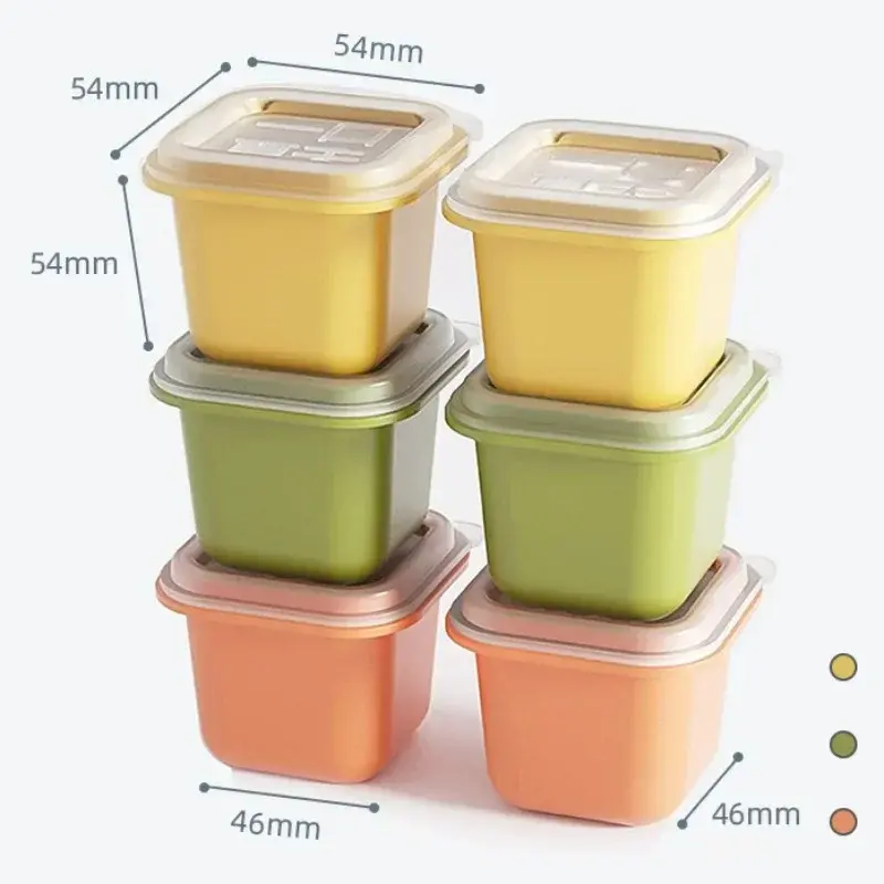 6-1pcs Creative Ice Cube Makers Square Ice Cube Moulds Reusable Mini Ice Cube Mold Whiskey Drink Freezing Gadgets Kitchen Tools