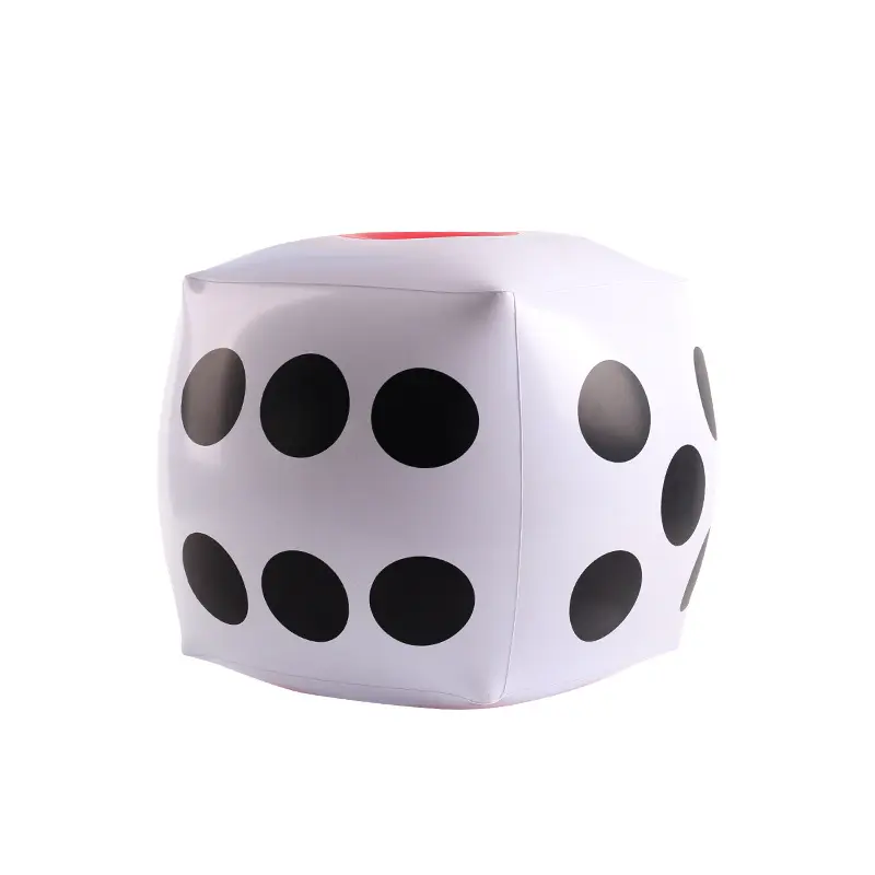 PVC Inflatable Dice Toys - Giant Soft Inflatable Dice Fun Party Props for Kids and Adults Suitable for Home Classroom Outdoor