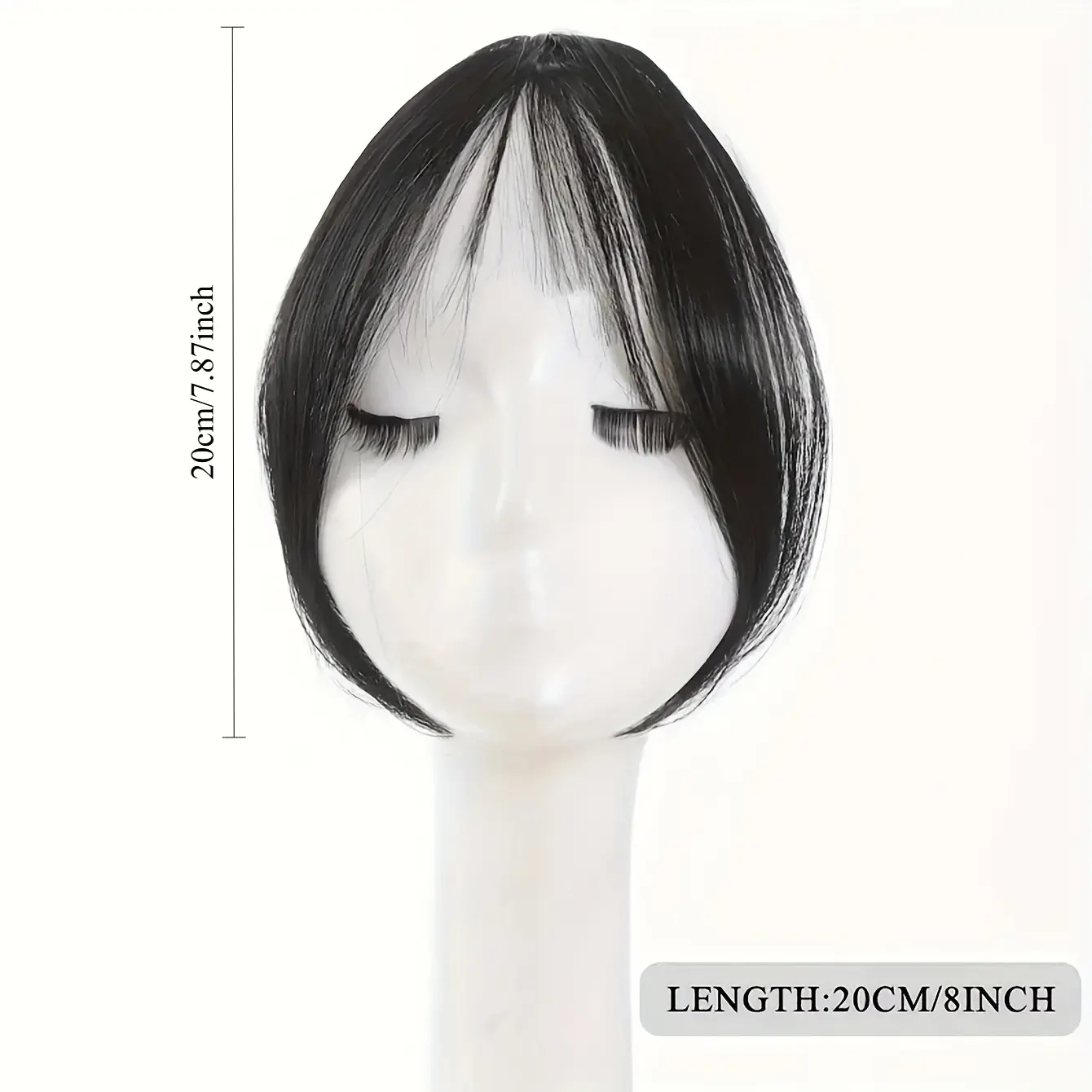 1PC Women's Natural Style Wig Clip Heat Resistant Fiber Fluffy for Daily Wear Fashionable and Beautiful Essential for Travel