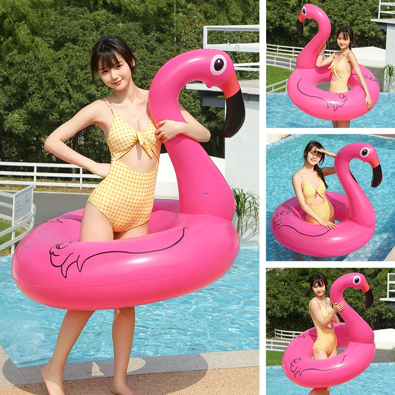 Swan-Shaped PVC Inflatable Swim Ring for Adults – Elegant Pool Float Waist Ring for Summer Beach, Lake, and Outdoor Water Fun