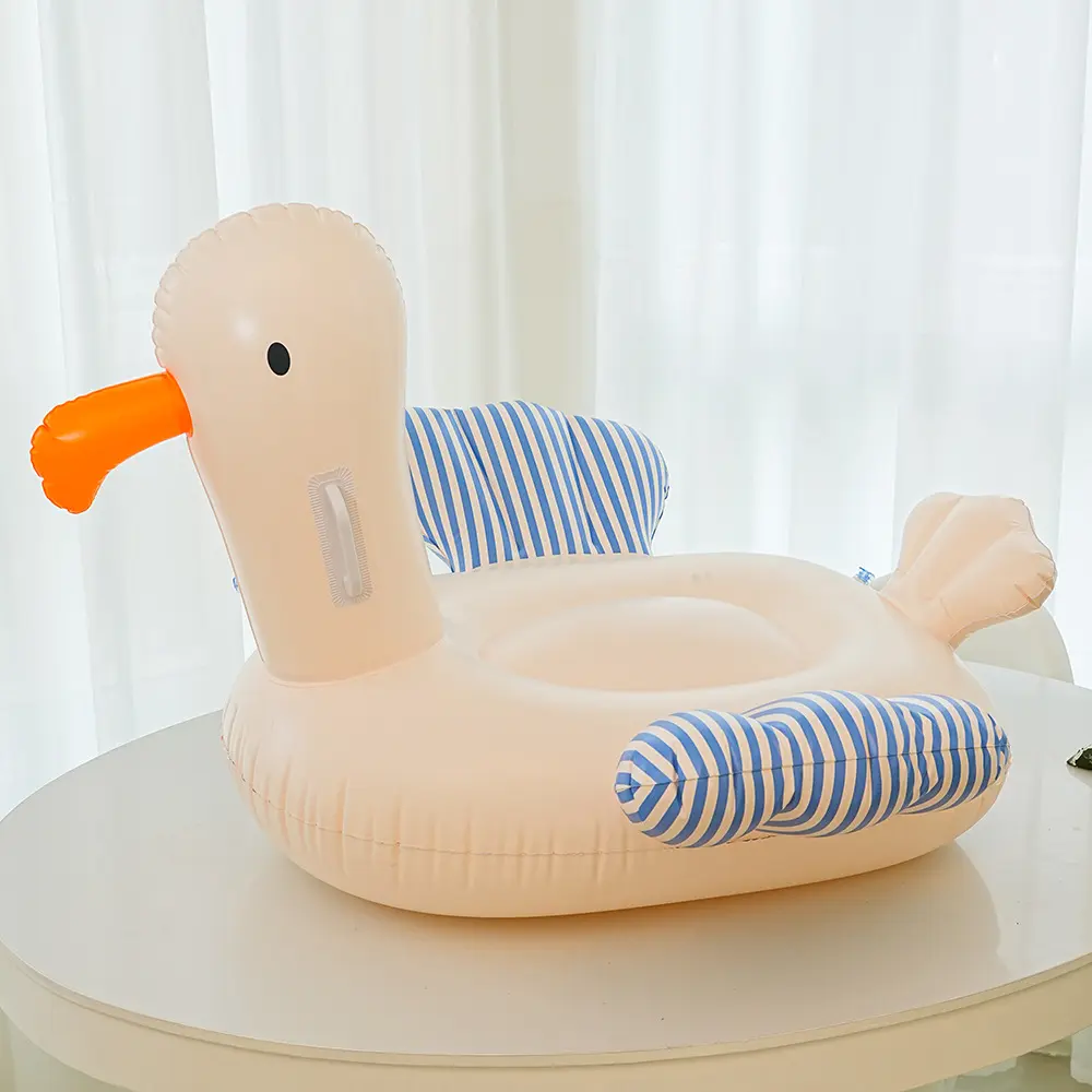 Seagull Inflatable Ride-On Pool Float and Swim Ring - Fun Outdoor Water Toys for Pool, Beach and Summer Party Float Play