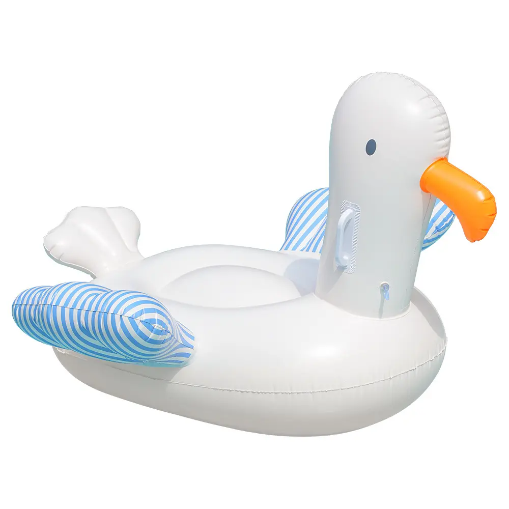 Seagull Inflatable Ride-On Pool Float and Swim Ring - Fun Outdoor Water Toys for Pool, Beach and Summer Party Float Play