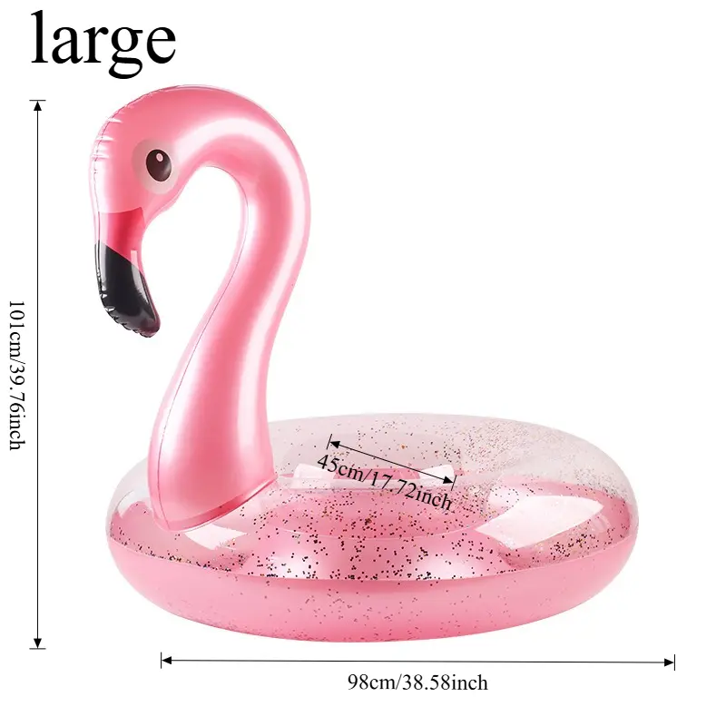 Swan-Shaped PVC Inflatable Swim Ring for Adults – Elegant Pool Float Waist Ring for Summer Beach, Lake, and Outdoor Water Fun