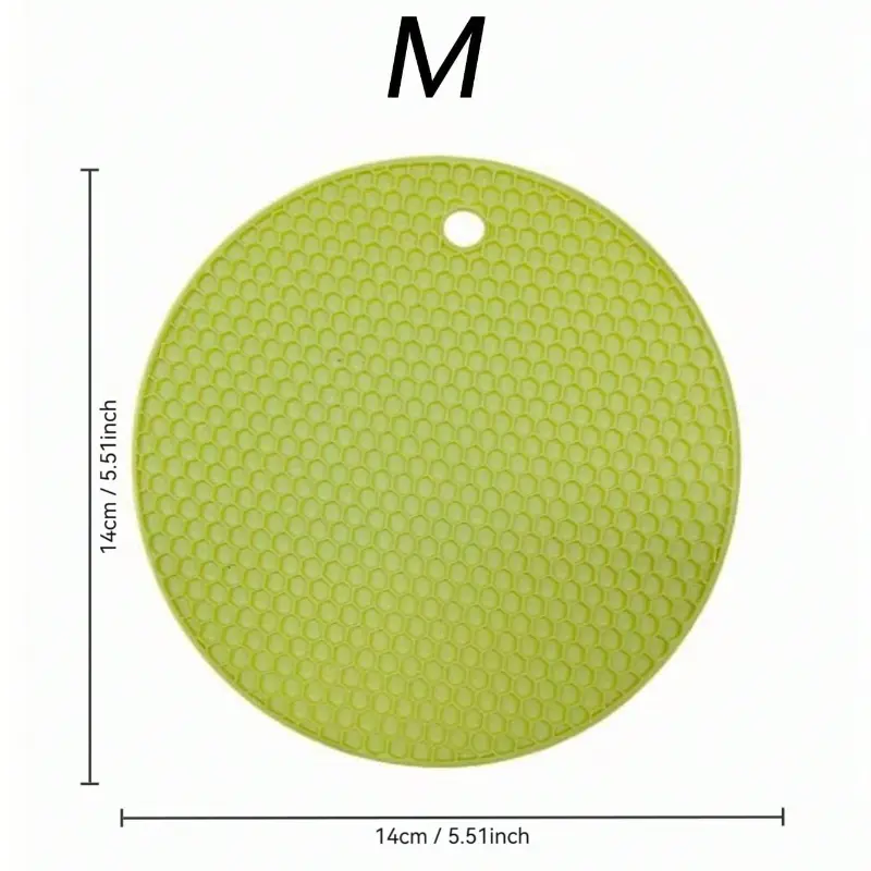 Silicone heat-resistant pad  anti slip pad for pots and pans kitchen accessory for countertop protection and dishwasher cleaning