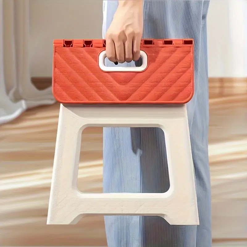 Portable Folding Step Stool is Light and Sturdy Suitable for Kitchen Bathroom Bedroom Outdoor Camping Fishing Hiking