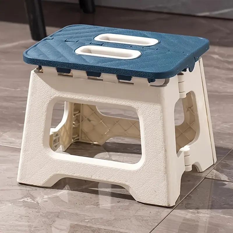 Portable Folding Step Stool is Light and Sturdy Suitable for Kitchen Bathroom Bedroom Outdoor Camping Fishing Hiking