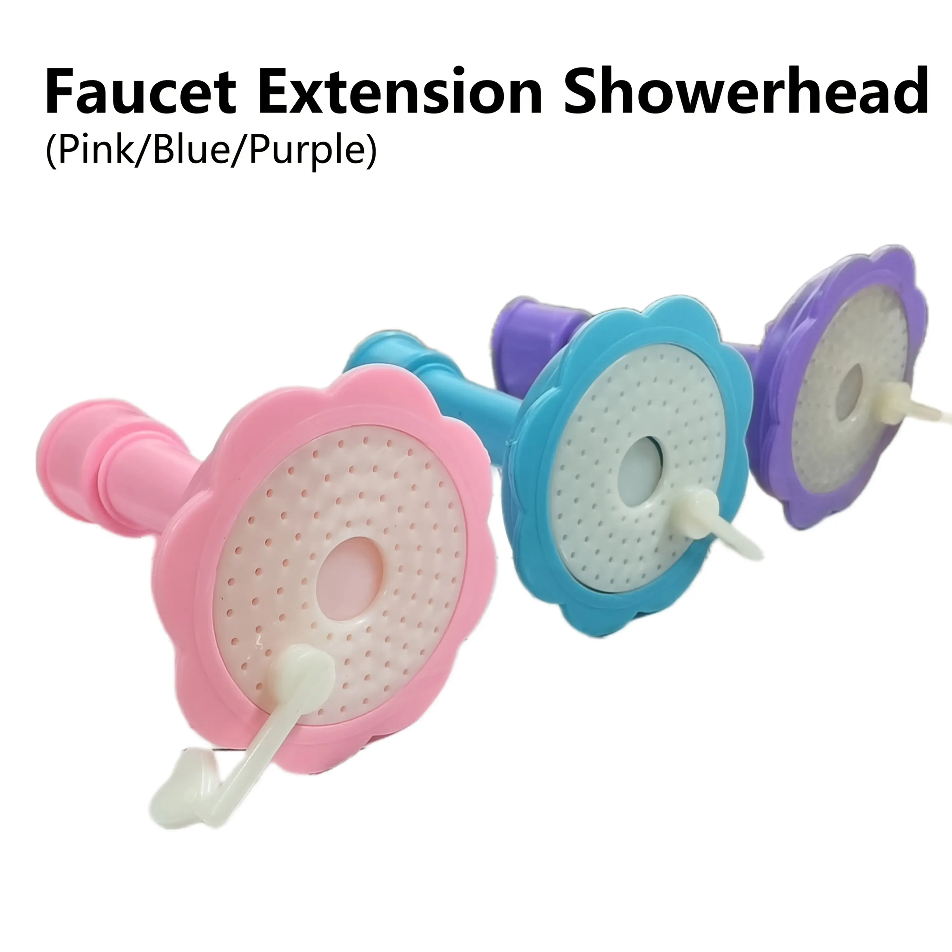 1PC 360°swivel water-saving faucet spray head suitable for bathroom sinks Easy to install Flexible nozzle for flushing and clean