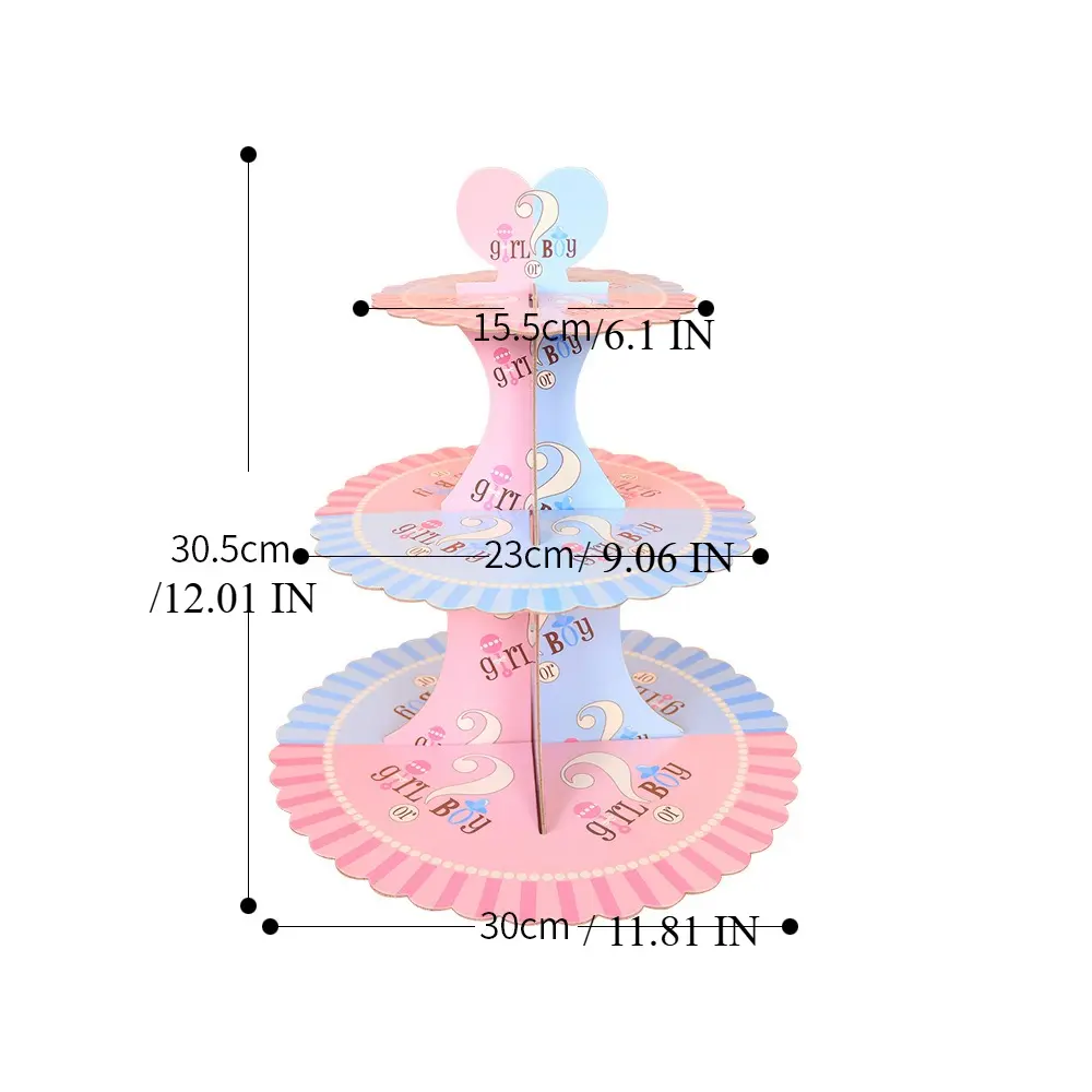 1PC Mermaid Theme Cake Stand Birthday Party Dessert Decoration Multi-layer Cupcake Stand Suitable for Party Holiday Gathering