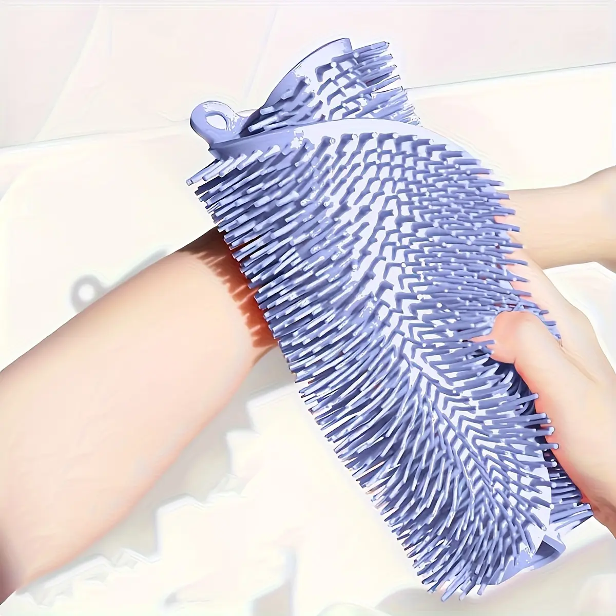 1PC Bathroom Shower Foot Massage Mat with Non-slip Suction Cup Wall-mounted Back Scrub Massage Bathroom Essential  Refreshing