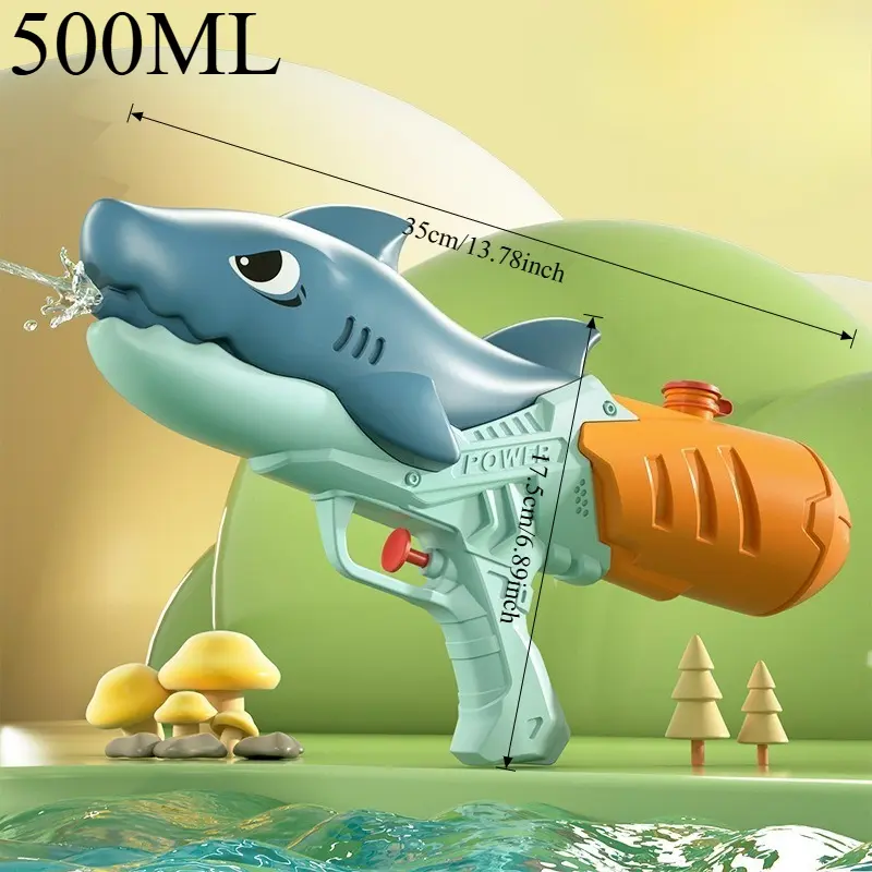 Cartoon Water Gun Toy - Large Dual Nozzle Children's Water Gun Summer Outdoor Fun Water Gun Suitable for BeachPool Garden Play