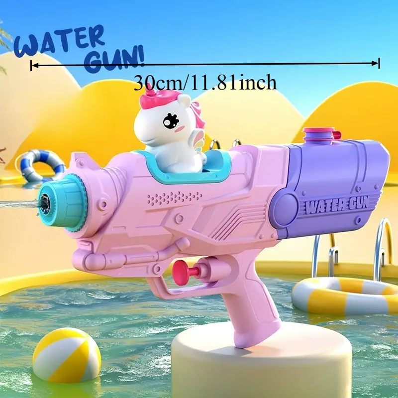Cartoon Water Gun Toy - Large Dual Nozzle Children's Water Gun Summer Outdoor Fun Water Gun Suitable for BeachPool Garden Play