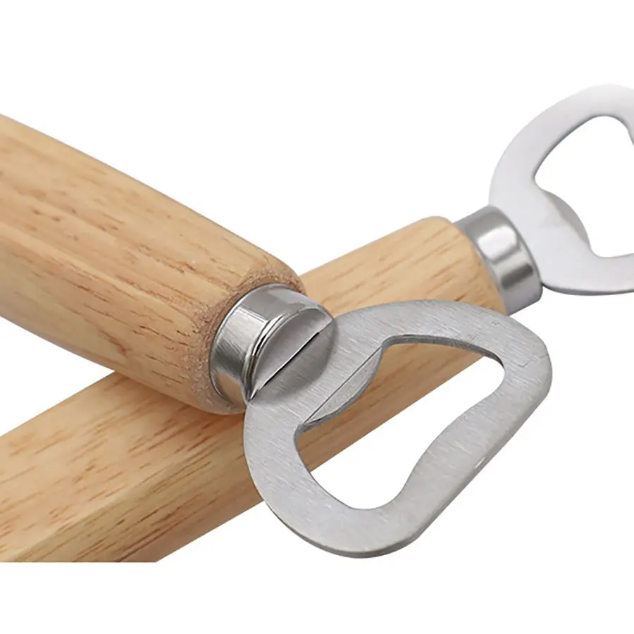 Wooden Bottle Opener Beer Can Opener Household Kitchen and Bar Tools Handheld Beer Soda Water Glass Cap Small Tool