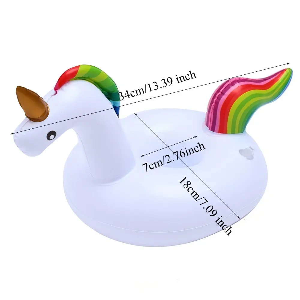 Inflatable Floating Drink Holder – Fun Pool Cup Coaster for Beach Hot Tub or Water – Floating Beverage Holder for Summer Parties
