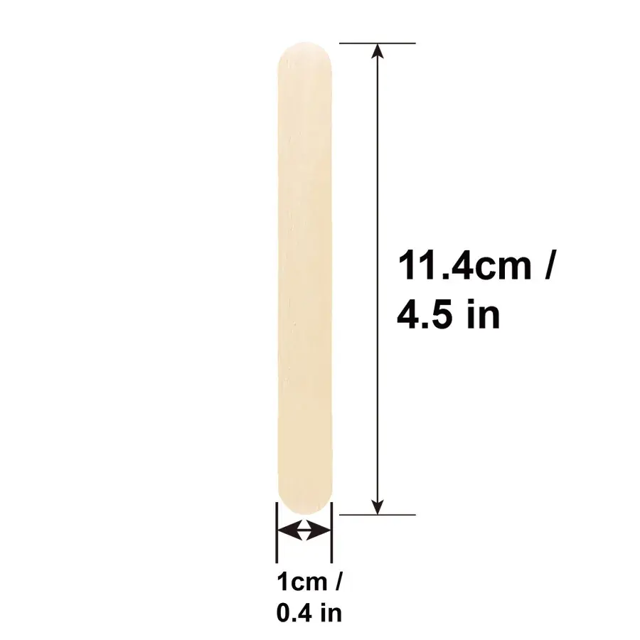 Handmade Ice Cream Sticks Natural Wooden Sticks for Handmade Snacks DIY Crafts and Refreshing Must Have Items Summer Festivals