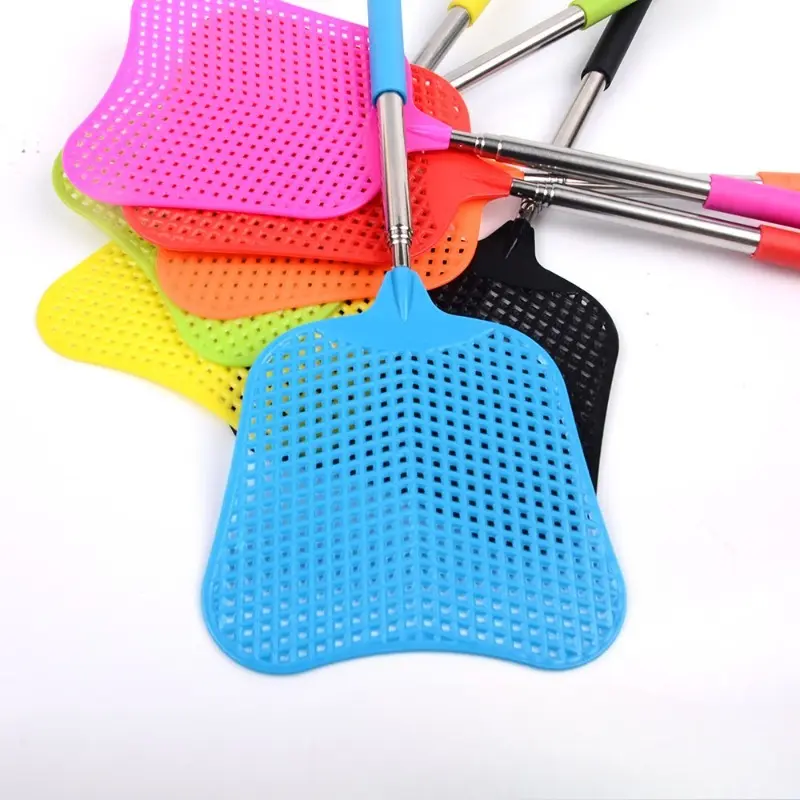 Retractable Plastic Fly Swatter Telescopic Mosquito Killer for Controlling Mosquitoes Flies and Insects Lightweight Easy to Use
