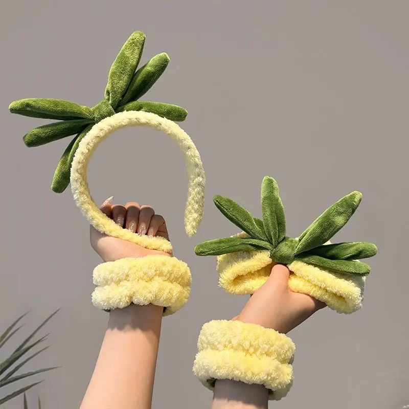 Strawberry Headband Red Wash Face Hair Bands Hair Hoops Girls Thick Cute Plush Hairbands Headband Fashion Hair Accessories