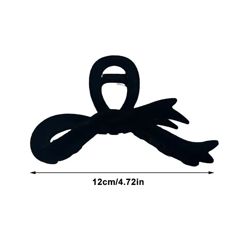 Red Velvet Hair Claw Clip for Women Fall Winter Bows Ribbon Large Hair Clips Elegant Hairpin Female Hair Accessories Girls Gifts