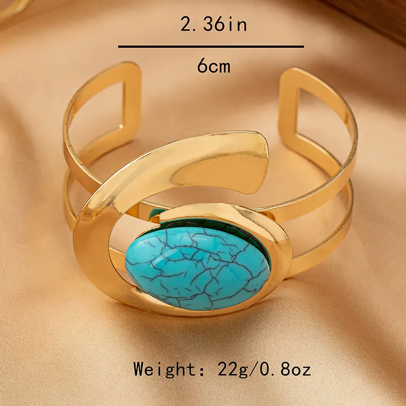 Fashion Metal Green Spiral Geometric Bracelt Bangles for Women New Trendy Print Classic Design Jewelry Party Accessories