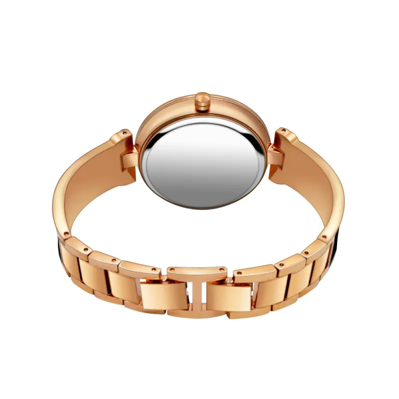 Hot Sales Black Gold  Diamonds dial Ladies Waterpoof Quartz Wristwatch Stainless Steel Bracelet Watch for Women Girls