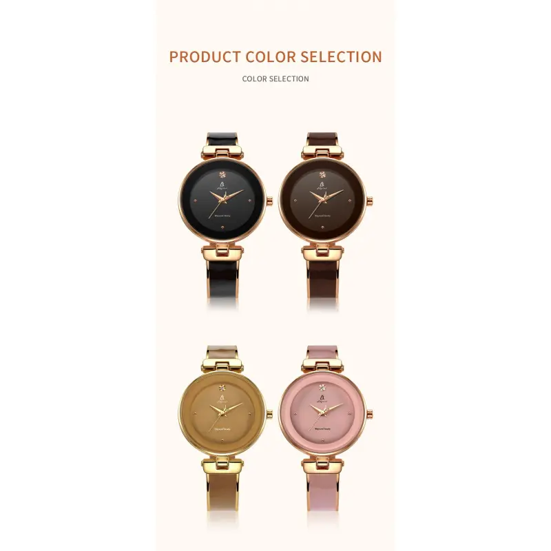 Hot Sales Black Gold  Diamonds dial Ladies Waterpoof Quartz Wristwatch Stainless Steel Bracelet Watch for Women Girls