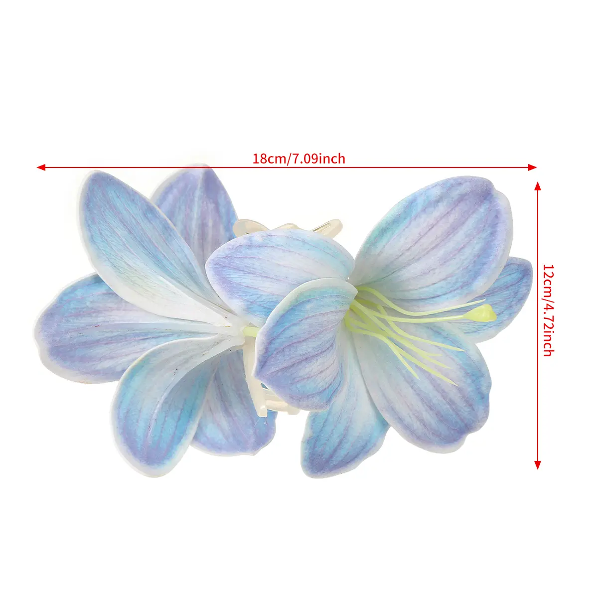 AWAYTR Beauty Lily Flower Hair Claw Clip Floral Hair Clip Claw Clap Hairpin Girls Women Korean Hair Accessories