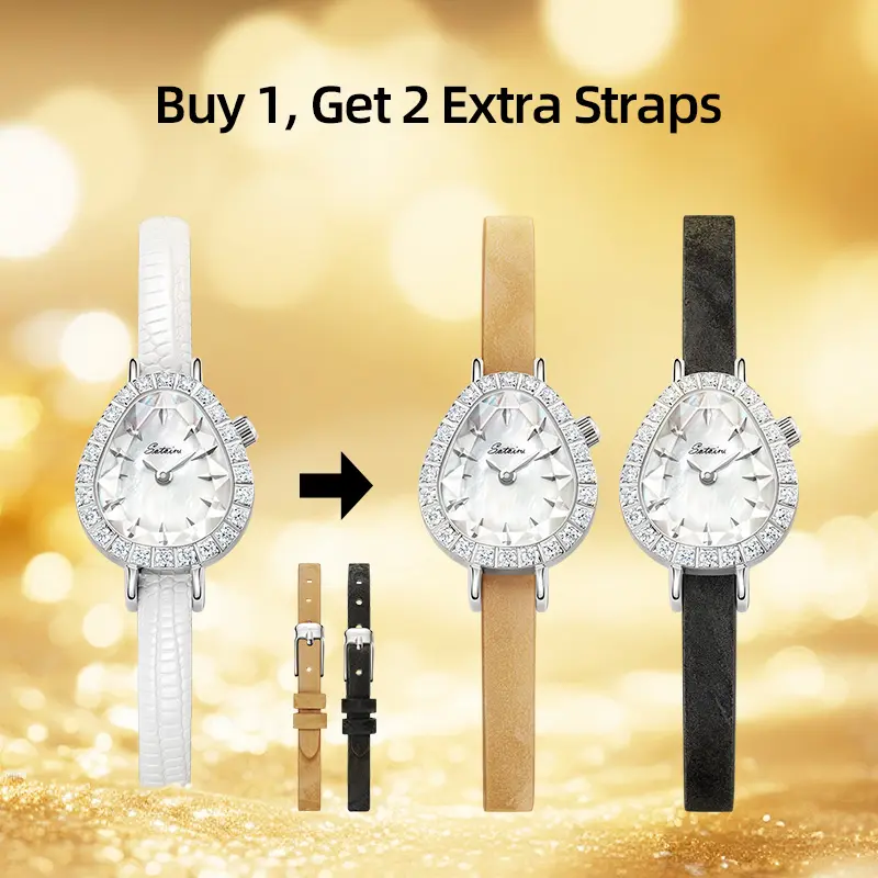 Sotoiru Watches for Woman Fashion Quartz Snake Wristwatches with Qucik Release Strap Brand Original Design 3PCS/Set Gifts Box