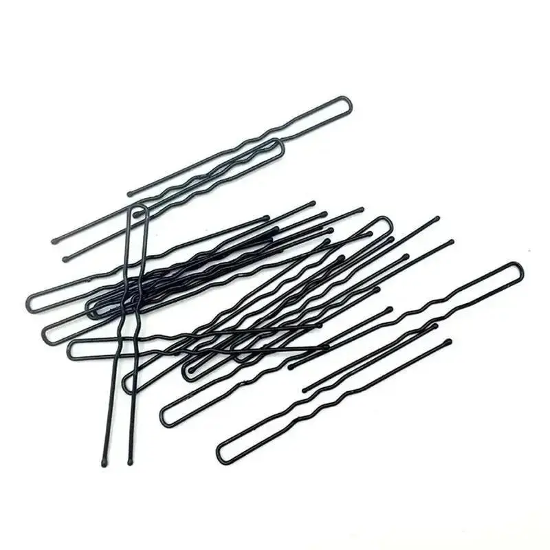 New 45Pcs/Set Curly Wavy Grips Hairstyle Women Ladies Round Toe U Shaped Hair Pins Clips Bobby Pin Hair Pin Accessories Salon