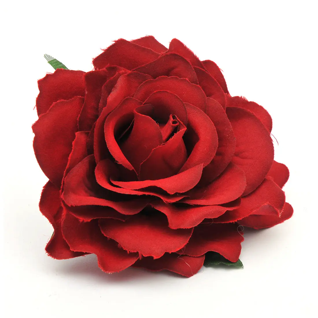 Women Girl Rose Flower Hair Clip Solid Corsage Simulation big rose Head Wear Head Accessory Hairpin Wedding Bridal Headdress
