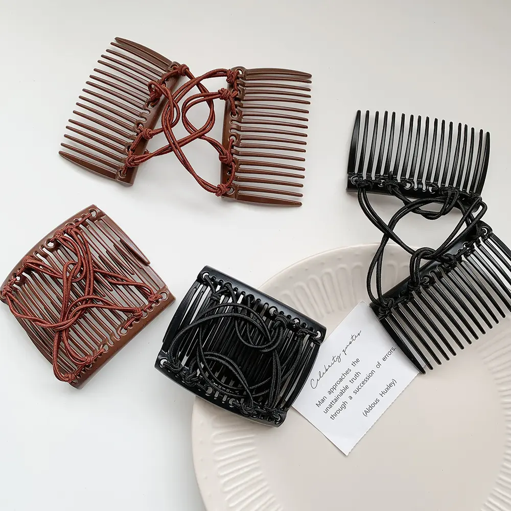 Elestic Magic Hair Comb Hairpin for Womren Hair Fixer Hair Claw Clips Headwear Hair Accessories
