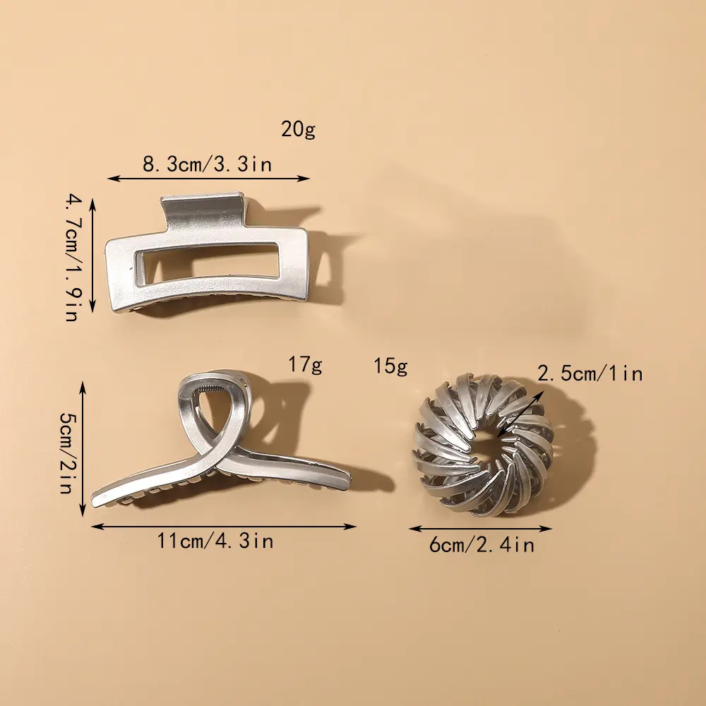 Fashion Women Hair Claw Solid Color Horsetail Buckle Hair Clip Bun Bird Nest Expanding Hair Accessories Female Ponytail Hairpins