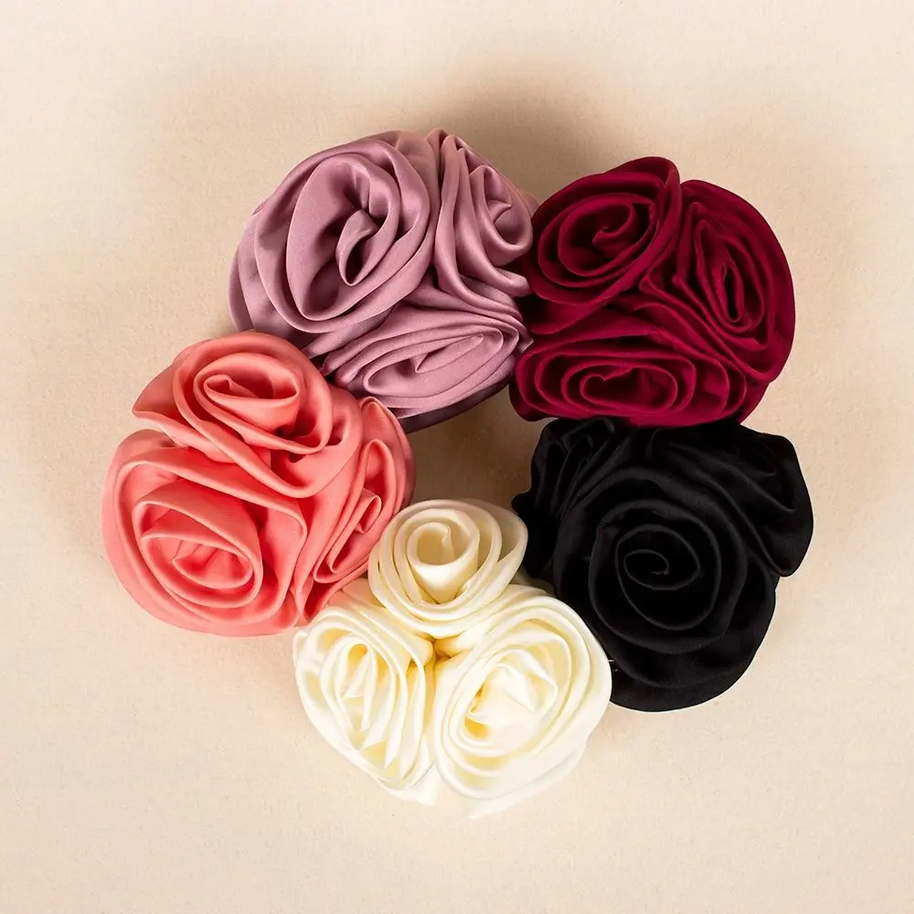 New Rose Hair Claws Hairpin Sweet Barrette Flower Hair Clip Headband Women Headwear Bow Girls Ponytail Holder Hair Accessories