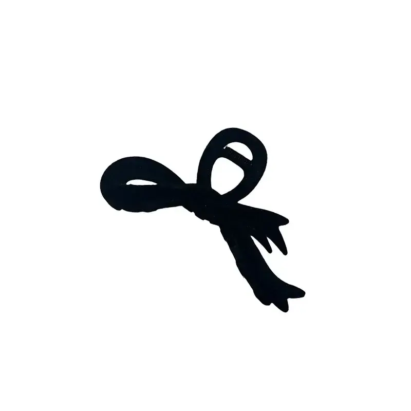 Red Velvet Bow Hair Clips Autumn Winter Women Hair Claw Clip French Elegant Hairpin Hair Accessories Female Headwear Gift