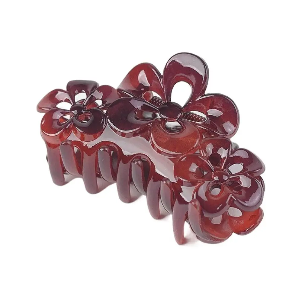 Fashion Sweet Flower Hair Clip Wash Up Accessories Headwear Hair Pins Resin Hair Claw Women