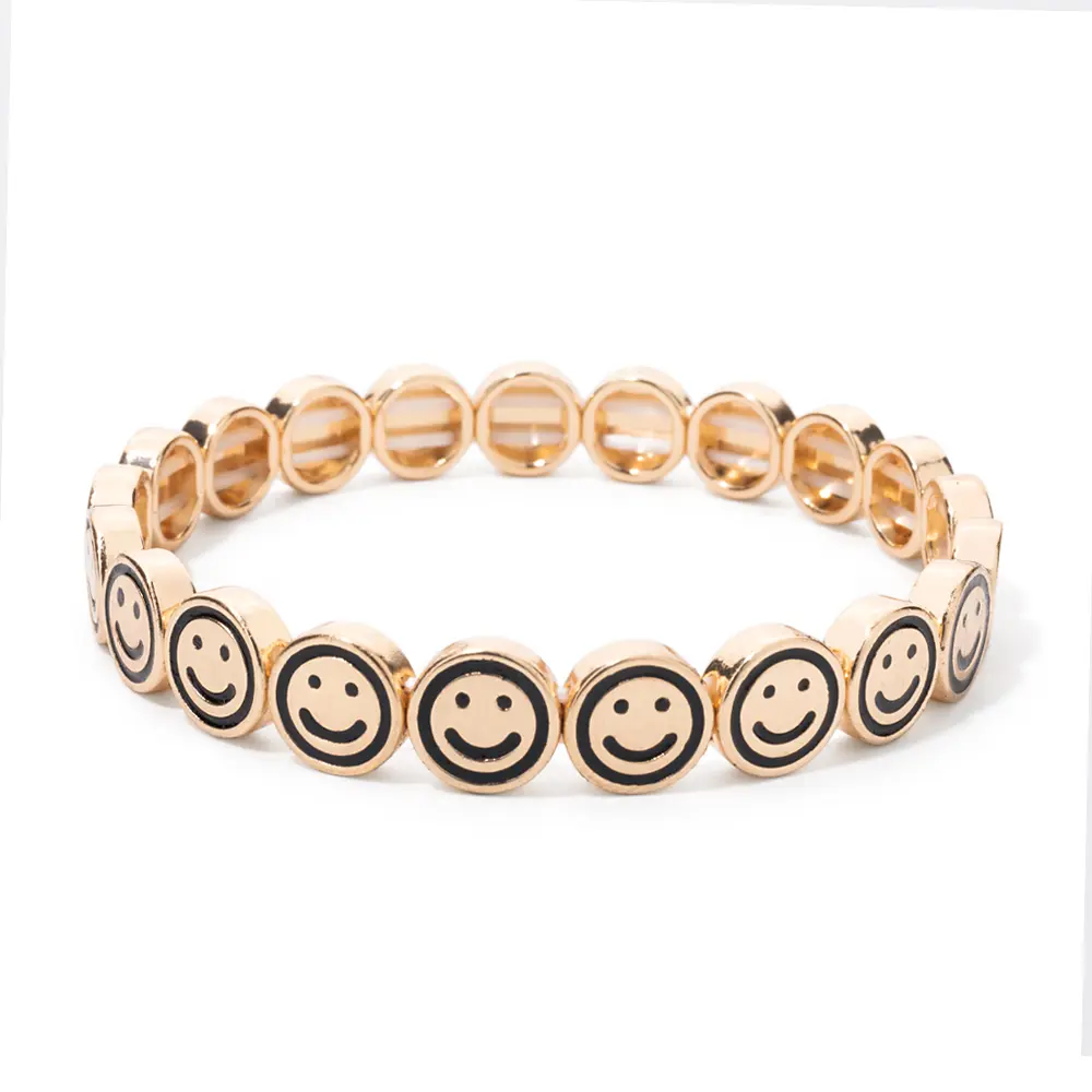 2024 New Rhinestone Happy Bangle For Women Diamond Hand Accessory