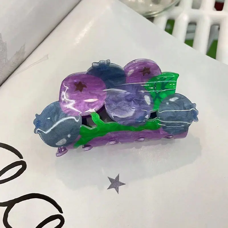 1PC flower clip tulip lily rose hair clip acrylic flower clip hair accessory dopamine hair clip