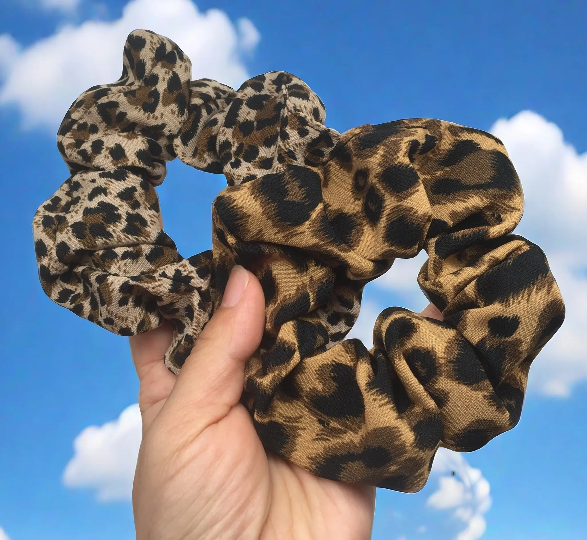 Leopard Print Scrunchies Hair Tie Hair Rope High Elasticity Elastic Hair Band Ponytail Holder Elegant Women Hair Accessories