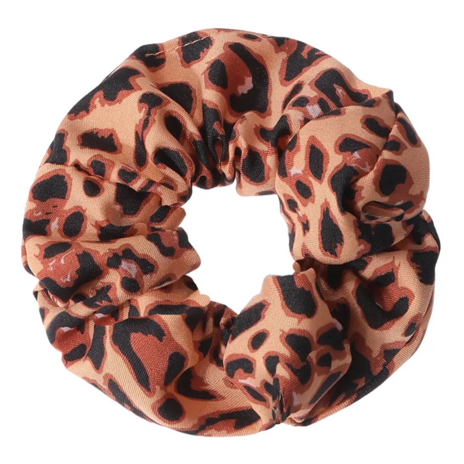 Leopard Print Scrunchies Hair Tie Hair Rope High Elasticity Elastic Hair Band Ponytail Holder Elegant Women Hair Accessories