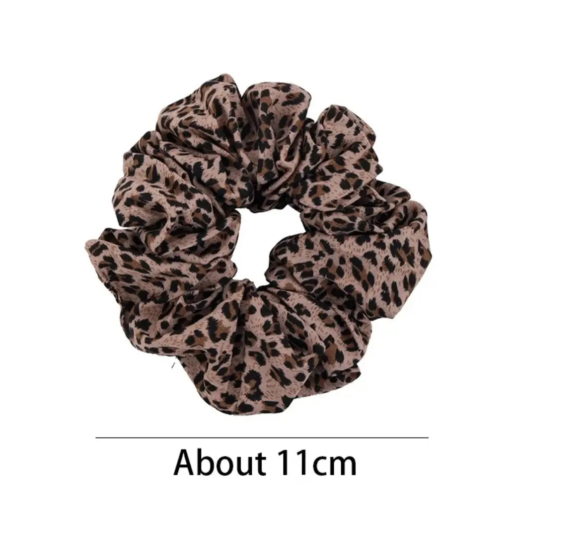 Leopard Print Scrunchies Hair Tie Hair Rope High Elasticity Elastic Hair Band Ponytail Holder Elegant Women Hair Accessories