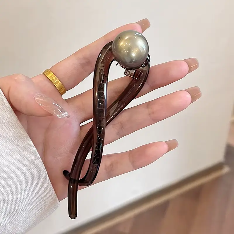 Korean Hair Clips for Women Elegant Back Hairpins for Girls Hair Accessories Vintage Barrettes Ponytail Clip Lady Headdress