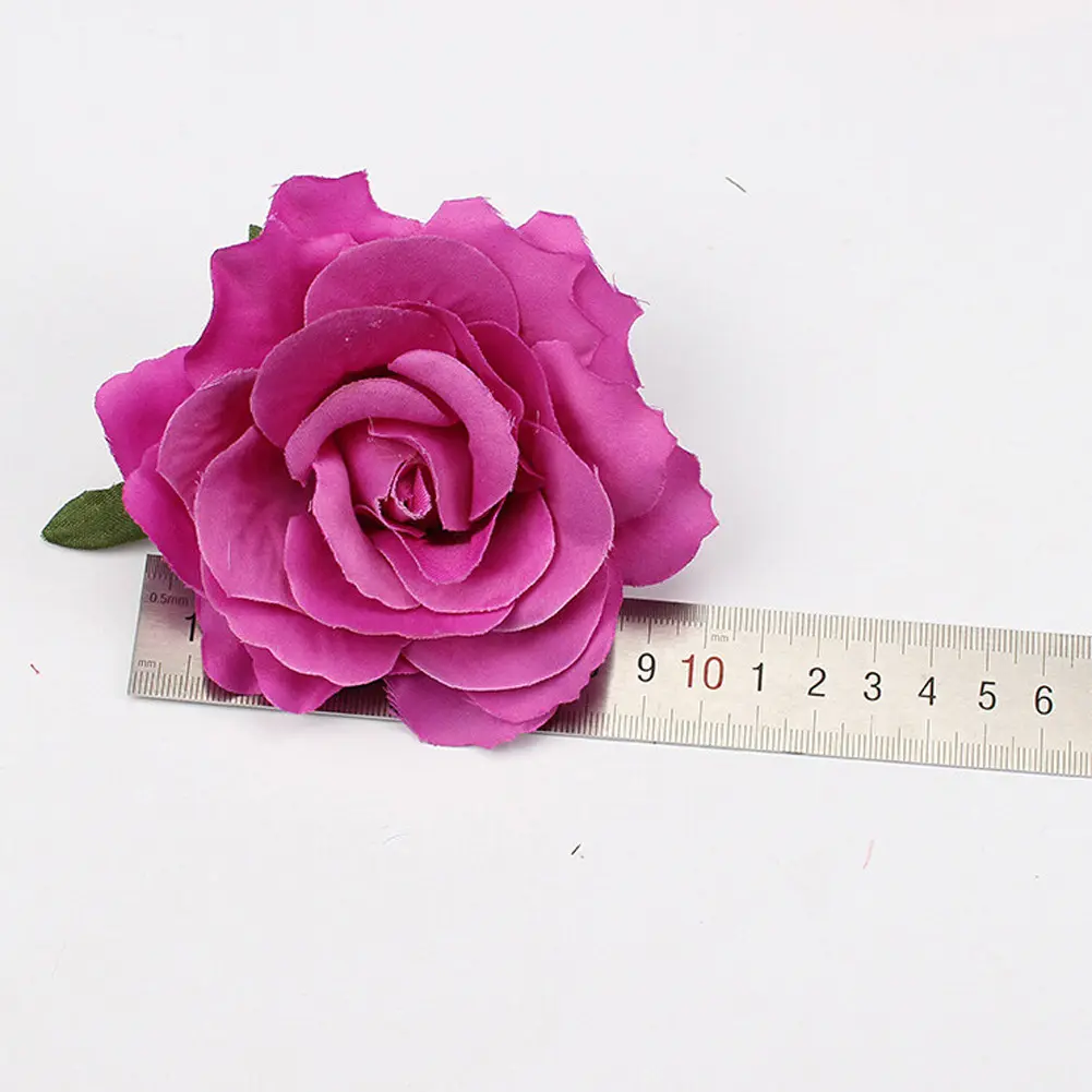 1Pcs Rose Flower Hairpin Women Brooch Bridal Wedding Party Hair Clips Rose Artificial Flower Hair Accessories Girls Headwear