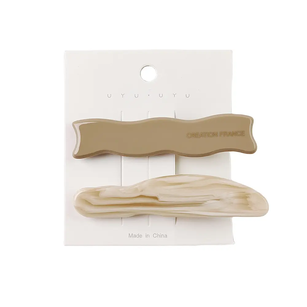 2Pcs Versatile Acetic Acid Hair Updo Duckbill Clip Hair Accessorys For Women
