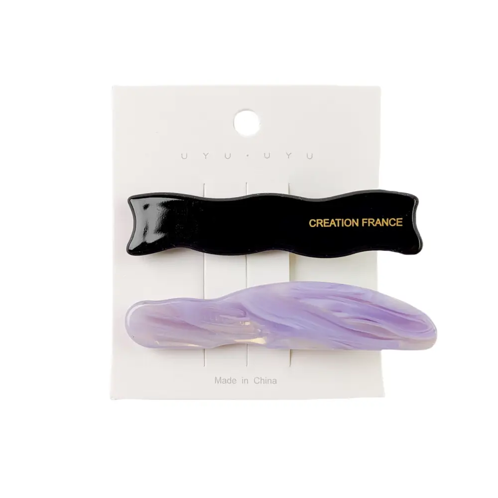 2Pcs Versatile Acetic Acid Hair Updo Duckbill Clip Hair Accessorys For Women