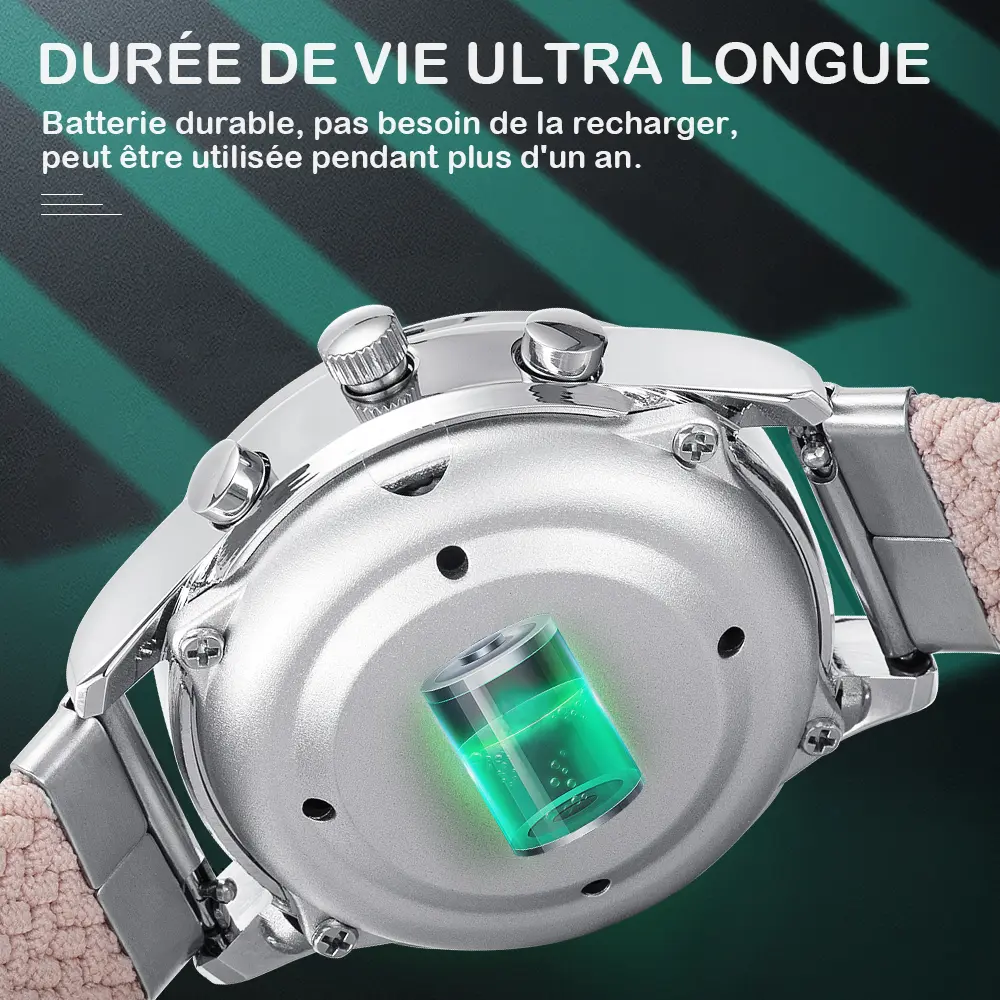 Hearkent English Talking Watch Fashion Nylon Strap Women Quartz Watch with  Alarm Clock Hourly Chime Voice Blind Wrist Watches