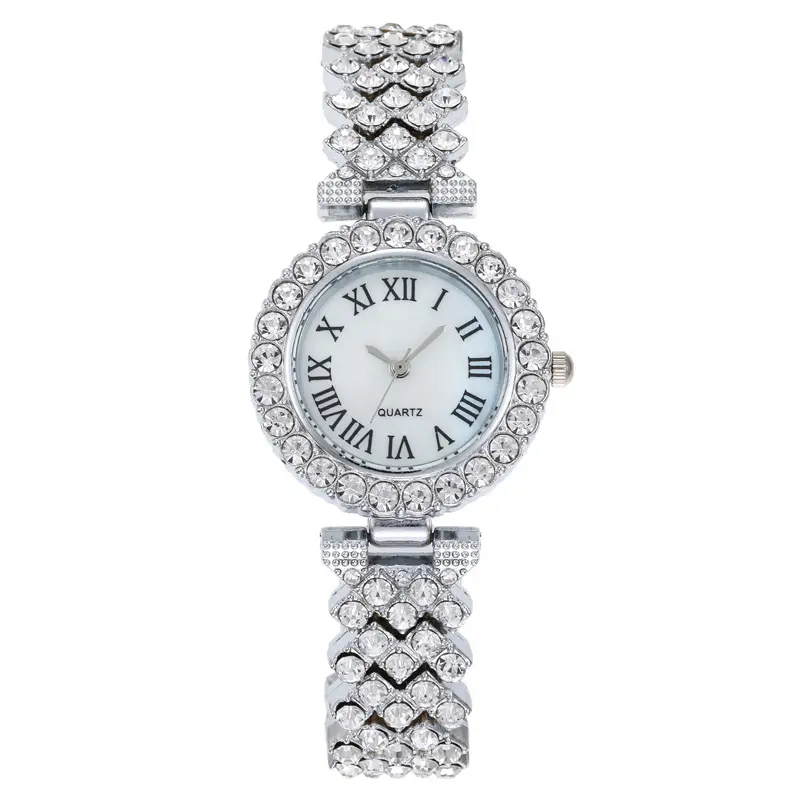 Luxury Women Shiny Watches Rose Gold Watch for man Fashion Ladies Elegant Quartz Diamond Wristwatch Female Clock Reloj Mujer